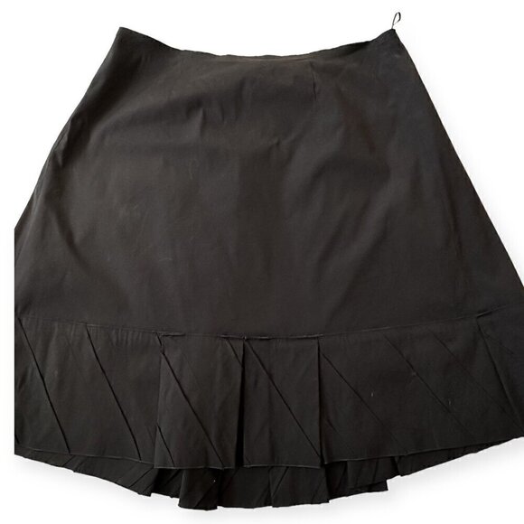 Prada A‎ line Black Cotton Skirt, Size 46 Italy/L, Never worn - Picture 7 of 12